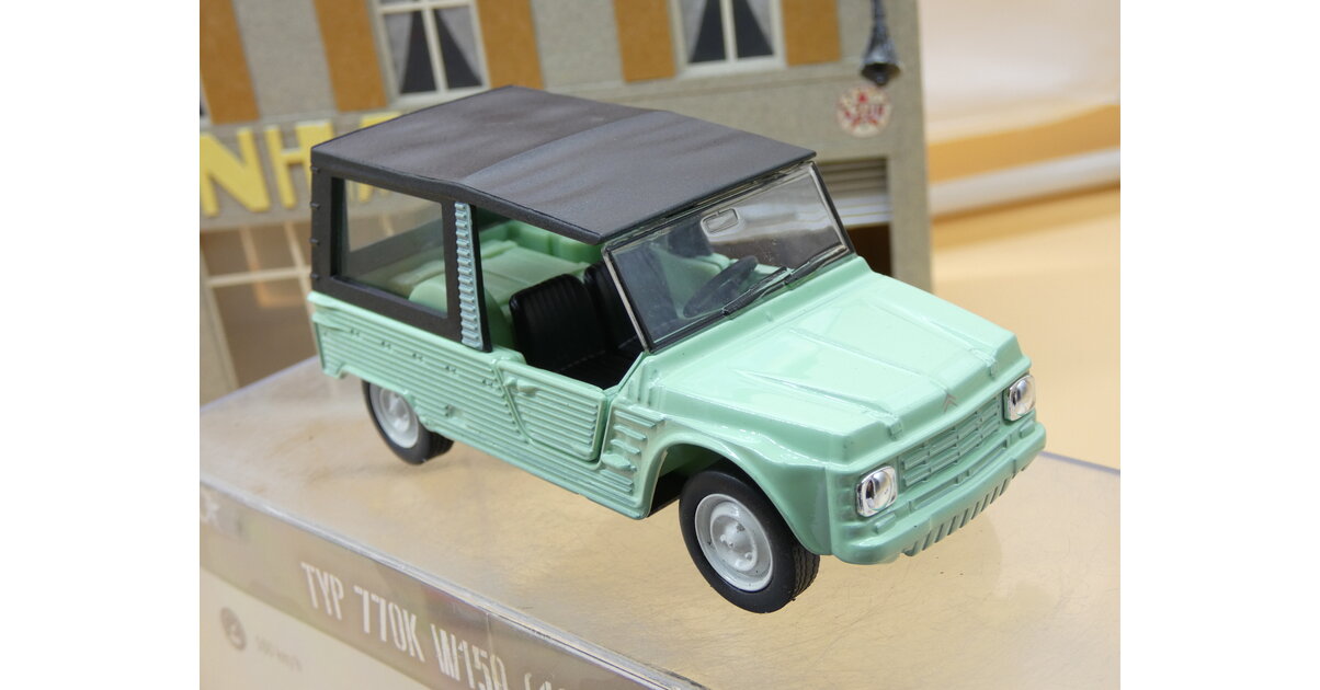 Miniature Citroën Méhari Welly 1:60 - 7 Cm - Diecast Métal - Neuf - Réf. 52397W